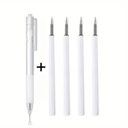 1+4PCS/5PCS Pen Knife Mini Pressing Engraving Pen Ins Mini Account Sticker Art Knife Paper Art Knife Pen Cutting Paper Knife