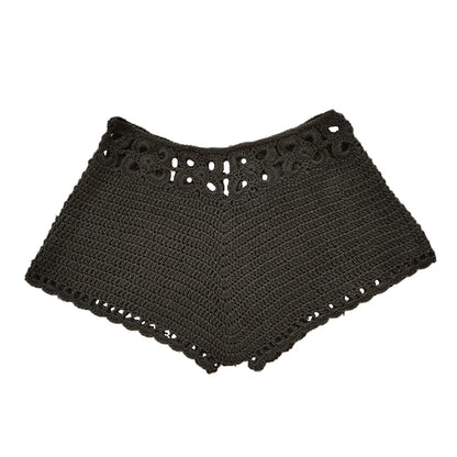 Women´s Beach Shorts Knit Crochet Cutout Bathing Suit Bottoms Drawstring Beach Board Shorts Summer Hot Shorts Streetwear
