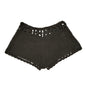Women´s Beach Shorts Knit Crochet Cutout Bathing Suit Bottoms Drawstring Beach Board Shorts Summer Hot Shorts Streetwear