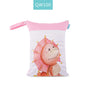 HappyFlute Baby Diaper Bags Double Zippered Wet/Dry Bag Waterproof Wet Cloth Diaper Backpack Reusable Diaper Cover WetBag