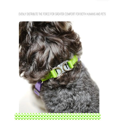 1 Set Dog Leash Set Small Puppy Leash Nylon Dog Harness Pet Anti-Escape Training Leash for Small Middle Dogs