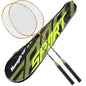 2pcs Badminton Rackets Professional with Carrying Bag Set Indoor Outdoor Sports Accessory Badminton Beginner Equipment