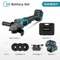 YOFIDRA 125mm Brushless Electric Angle Grinder 20000RPM Wood Metal Cutting Grinding Polishing Power Tool For Makita Battery Pin