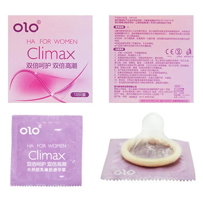 10Pcs Condoms Ultra Thin Extra Lube Condom Safe Adult Supplies Sex Toys Intimate Sex Products Addicted Erotic Goods for Men
