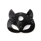 Leather Cat Mask & Body Harness Set Women Erotic Bondage BDSM Fetish Lingerie Gothic Masquerade Cosplay Accessories
