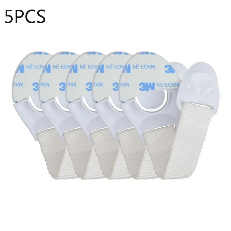 Children Safety Cabinet Locks Safe Quick and Easy Installation by Adhesive Tape Multi-Purpose Safety Locks for Cupboards Drawers