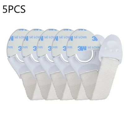 Children Safety Cabinet Locks Safe Quick and Easy Installation by Adhesive Tape Multi-Purpose Safety Locks for Cupboards Drawers