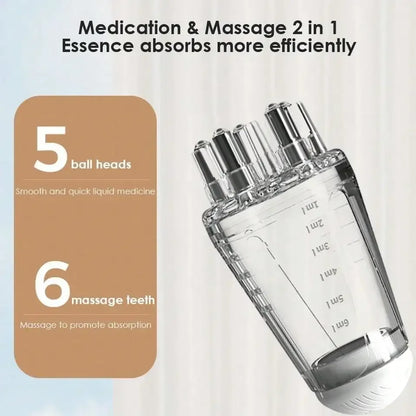 Mini Portable Scalp Application Liquid Comb, Hair Roots Massaging Hair Growth Essence Oil