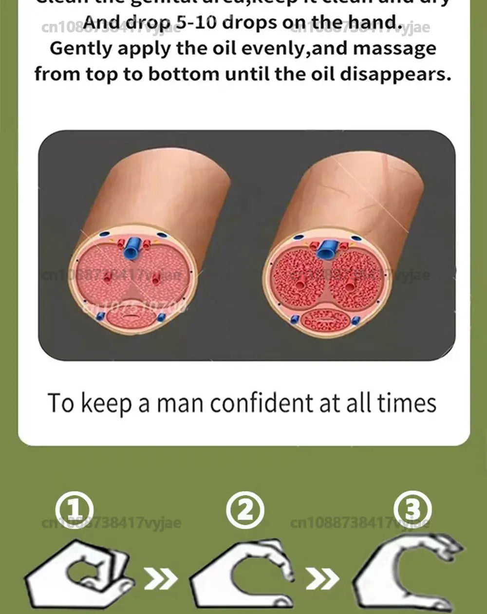 Men's Massage Essential Oil