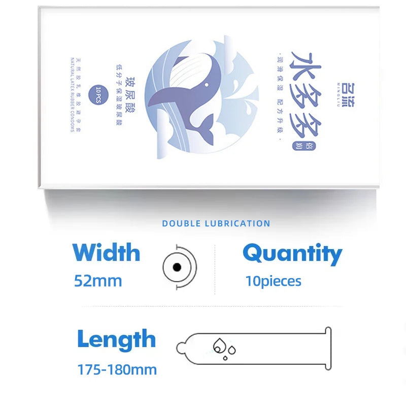 Condoms  Double Lubrication  - Natural Latex Sensational Sleeve for Enhanced Performance and Intimate Moments