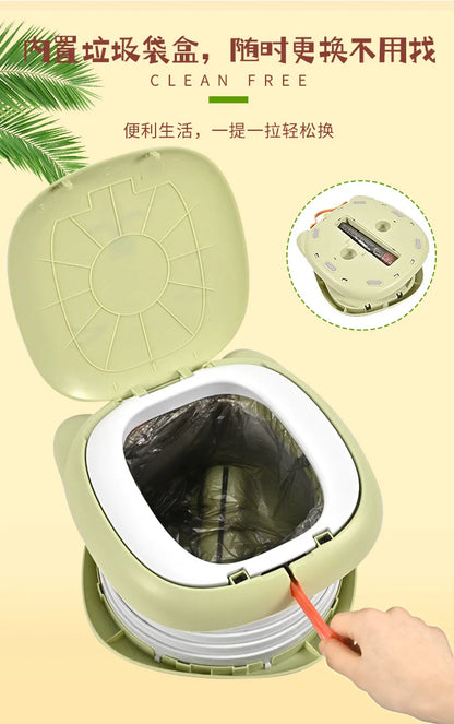 Portable Potty for Toddler Travel Foldable Potty Training Toilet for Car Camping Indoor Outdoor Bathroom for Baby Children Kids