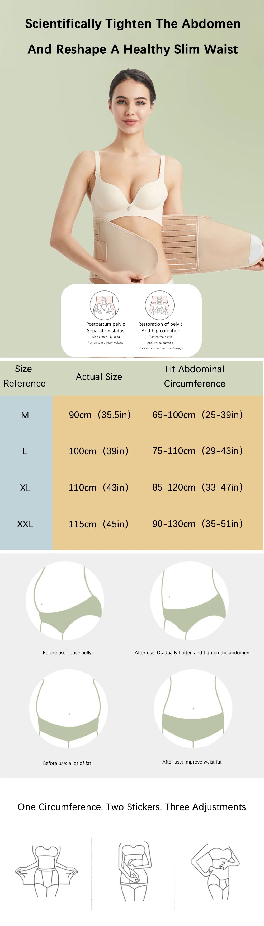 Corset Postpartum Belly Band Pregnant Women Tummy Belly Pelvis Belt Wrap Waist Trainer Recovery Bandage Strap Body Shaper