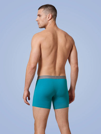 Large bag flat corner pants, long men's underwear sports shorts