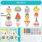 DIY Crystal Paint Arts And Crafts Set DIY Window Paint Art Pendant For Kids Suncatcher Kits Fun Party Activity Art Project