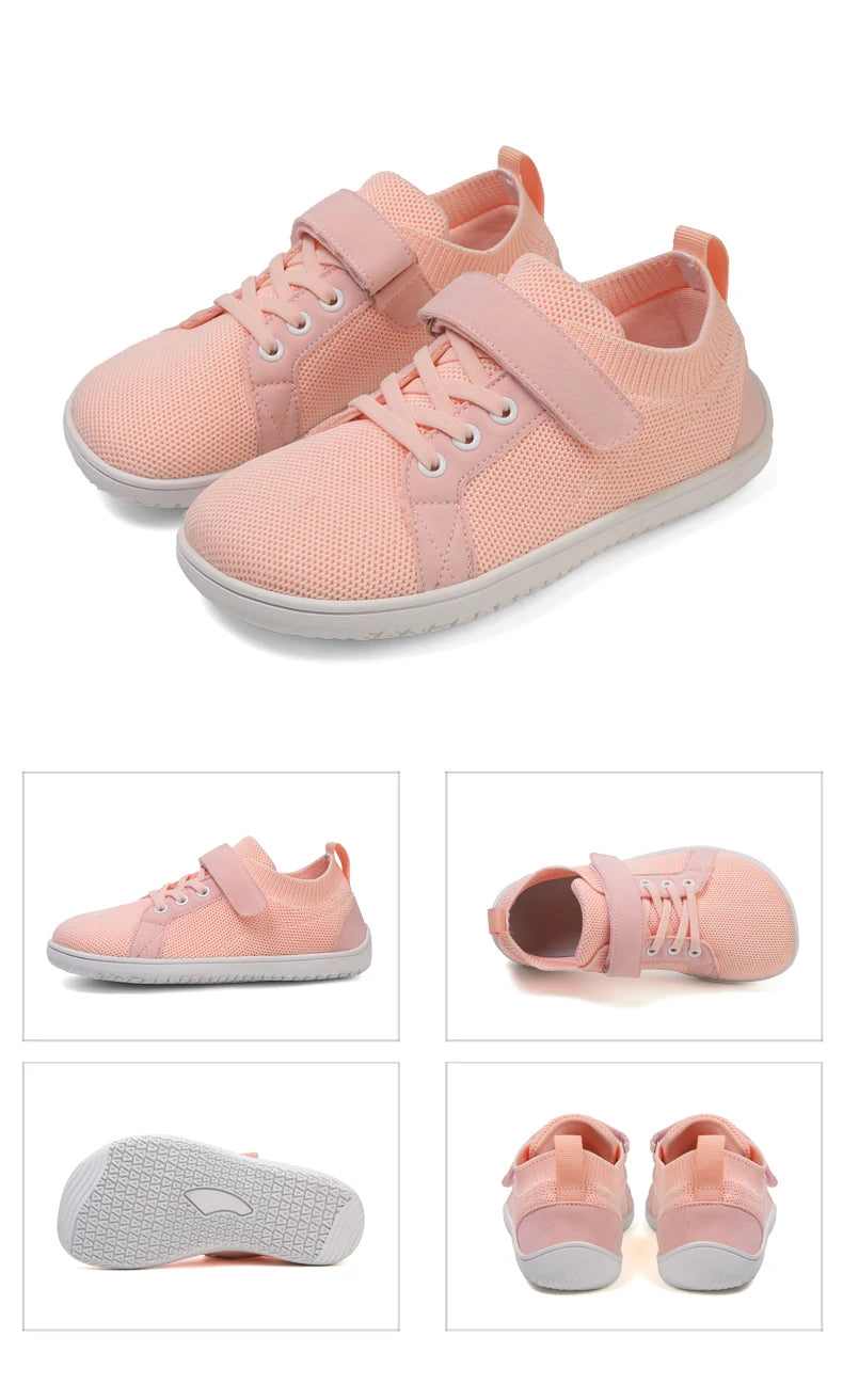 Kids wide foot barefoot shoes boys and girls minimalist kids sneakers natural opening shoes toddler small big kids walking shoes