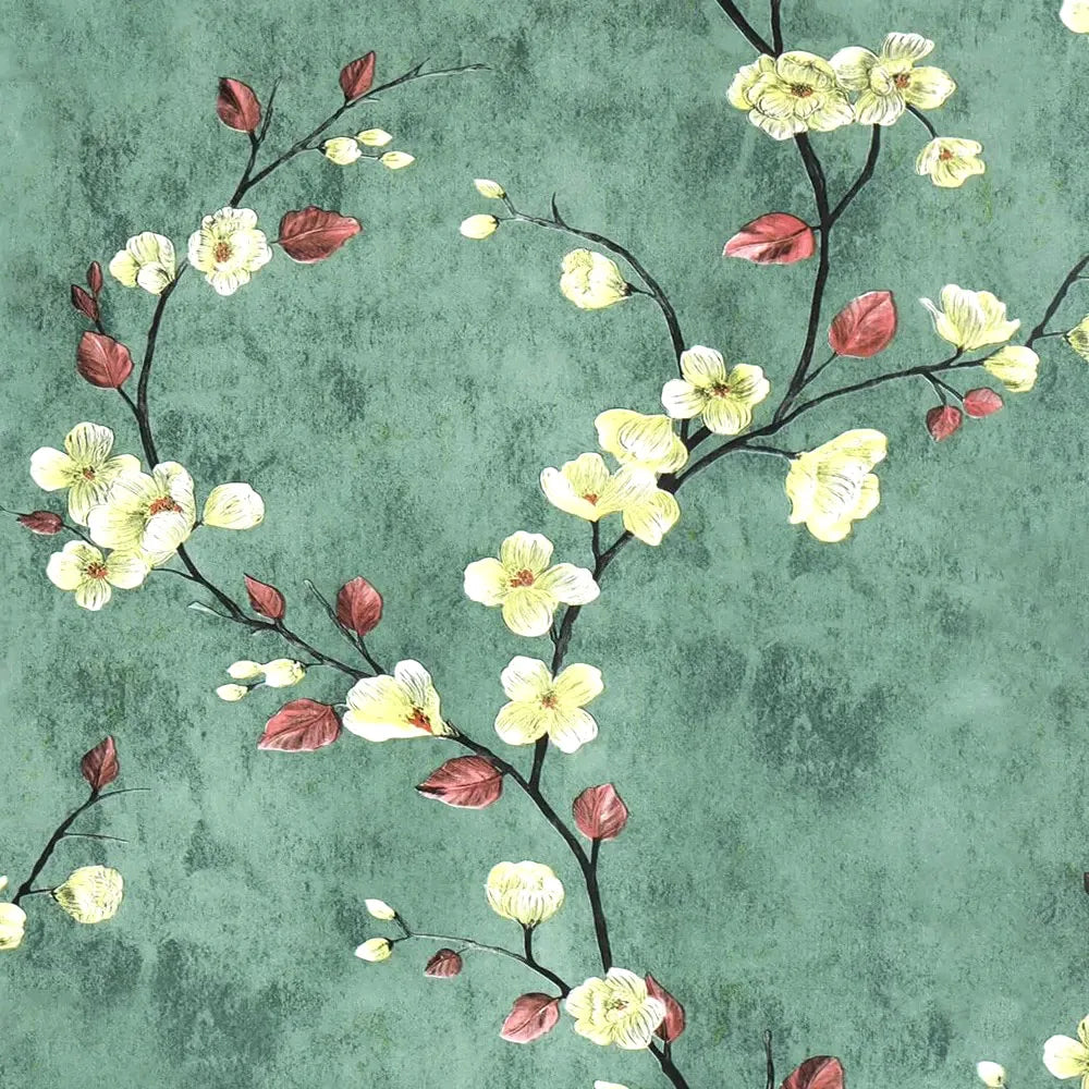 Floral Grey Peel and Stick Wallpaper Flower Self Adhesive Roll Waterproof Removable Contact Paper Furniture Table Renovate Decor