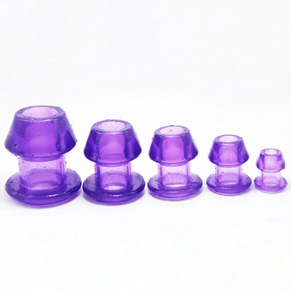 Hollow Vaginal Peephole Vaginal Peephole Anal Plug Vaginal Dilation Anal Dilation BDSM Enema Sex Toy Butt Plug for Men Women