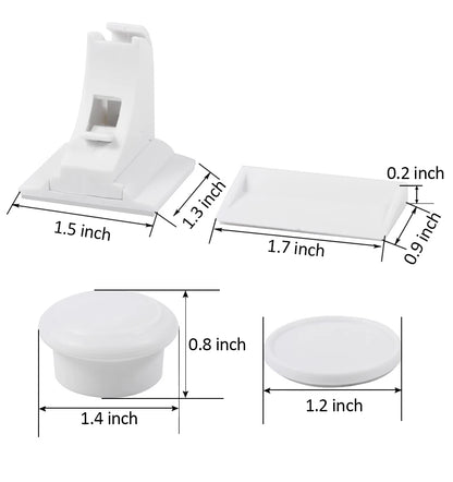 No Drills, No Tools Required - Our Magnetic Child Safety Locks are Easy to Install and Perfect for Cabinets and Drawers