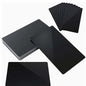 50Pcs/Set Portable Metal Business Card Colored Finish Aluminum Blank Laser Engraving Cards Special Logo Printing Office Supplies