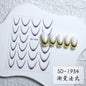 5D Pink White Black Bowknot Ribbon Pearl Sweet Bow Nail Sticker Adhesive Nail Art Decoration Parts Stickers Manicure Decals