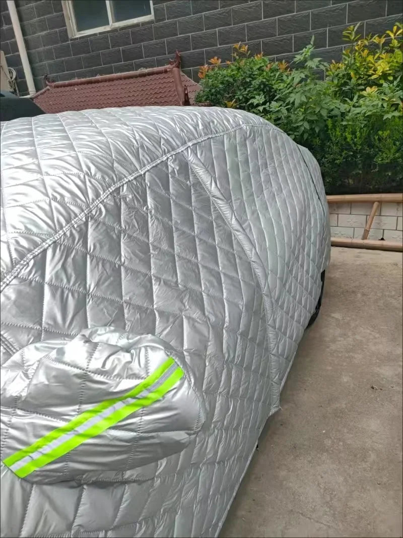 Car Covers Winter Warm Car Cover For Sun And Rain Protection Snow Hail Prevention Full Wrap Car Coats Cotton Fleece Thickened