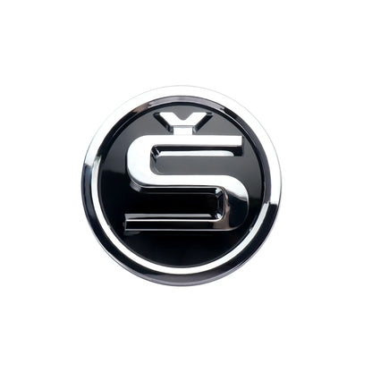 80/90/100mm Car Front Grille Hood Emblem Rear Trunk Badge Sticker For Skoda S Logo Octavia Fabia Superb Kamiq Kodiaq VRS Rapid