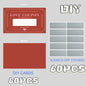 60 piece scratch card set, DIY gift voucher scratch revealing design, wedding, birthday party, game festival, lottery