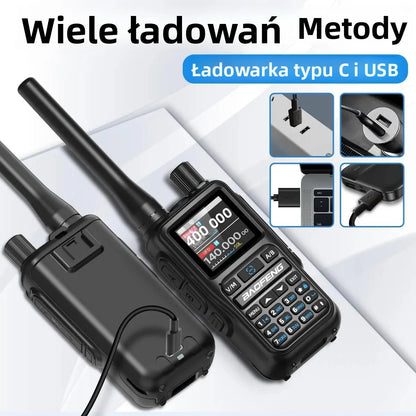2PCS BAOFENG UV-5RMini Talkie-Walkie Multi-Band Programming Wireless Copy Frequency 5W 999CH AM FM Long Range Bidirectional Radio