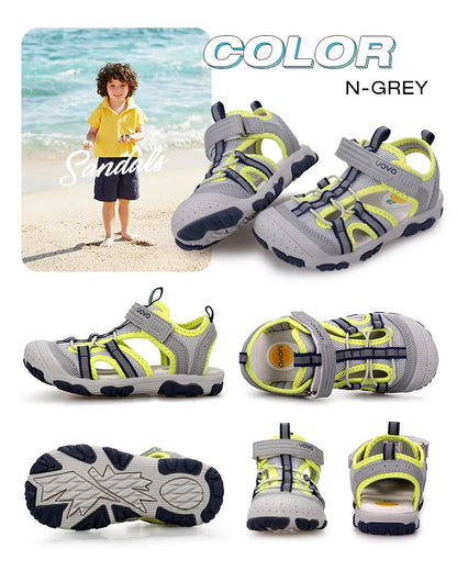 New Arrival Children Footwear Closed Toe Sandals For Little And Big Sport Kids Summer Shoes Eur Size #25-35