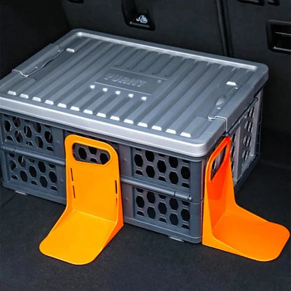 Multifunctional Car Back 1pcs Auto Trunk Organizer Rack Luggage Box Stand Shake-proof Fence Storage Holder Tools