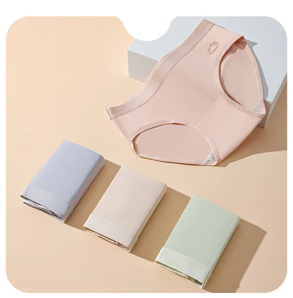 7Pcs Week Pants Cotton Women Panties Breathable Solid Underwear Cute Girls Briefs Soft Underpants Sexy Low Waist Female Lingerie