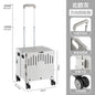 Pet outdoor pet travel trolley cat dog trolley folding shopping cart supermarket household