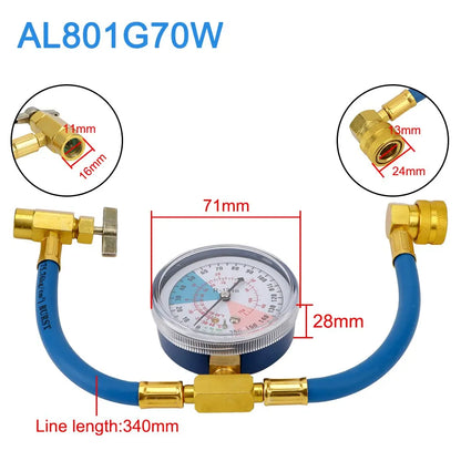 R134a Refrigerante Open Valve Charging Pipe Freon R134a Air Conditioning Recharge Hose Car Air Conditioner Tools
