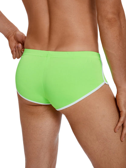 Sexy Running Elastic Sport Shorts Men's Summer Shorts Hot Pants Bar Nine Points Slim Fit Cotton Milk Silk Men's Fashion
