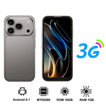 2026 SERVO Mini Smartphone 3G WCDMA 3.75" Display Android System 16GB ROM Play Store Small Smart Mobile Phones Dual SIM Standby