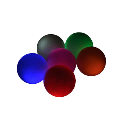 Durable Luminous Golf LED 3-layer Practice Ball Glitter Long Lasting Bright Golf Balls  Glow In The Dark For Night Practice 골프