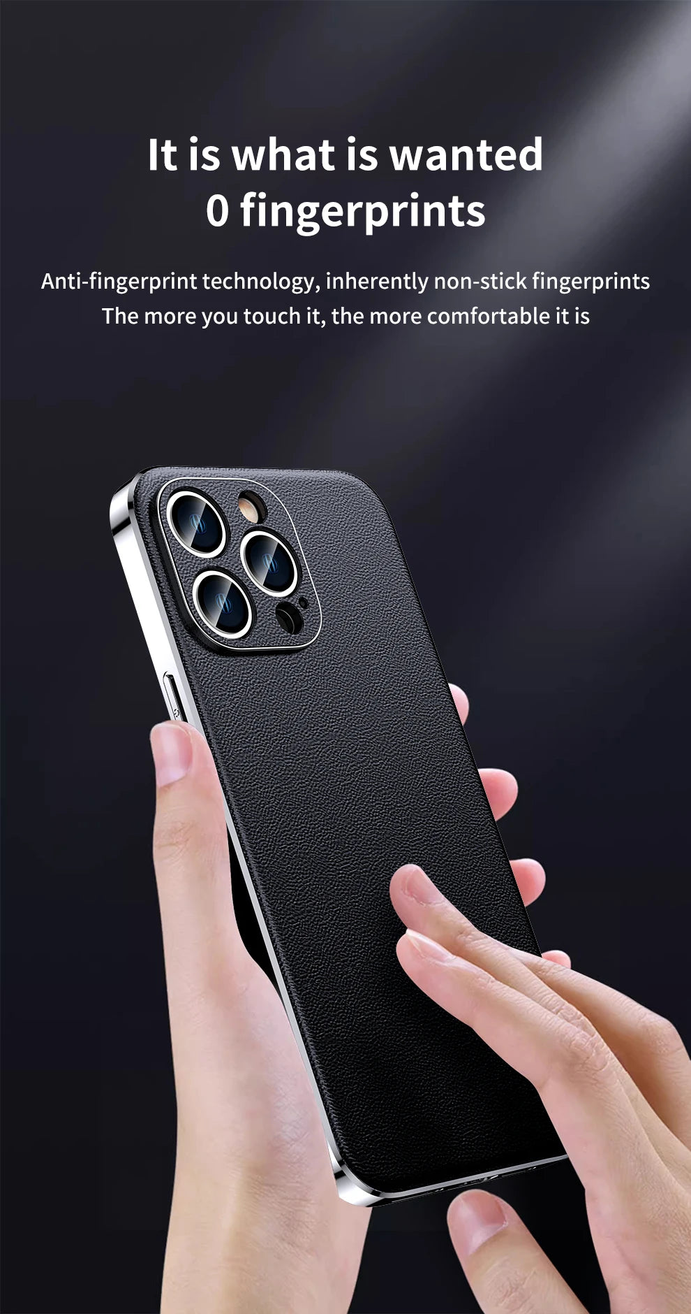 LANGSIDI Luxury Ultra Thin Shockproof Leather Case For iPhone 17 16 Pro Max 15 Plus 14 13 12 11 Air Lens Protective Cover