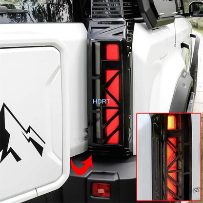Car Styling Protector Decoration Accessories Fit For Chery iCAR 03 Jaecoo 6 J6 2024 + Rear Fog Light Cover Tail Lamp Trim Frame