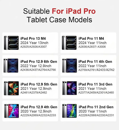 For iPad A16 A19 12th 11th 6th 5th Gen 9.7 Inch Air 1 2 Case for iPad Pro 9.7 2016 Air 5 4 11 10th 10.9 Mini 1 2 3 4 5 6 7 Case