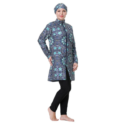 Muslim Swimming Suit for Women Cover Ups Swimwear Abaya Abayas Hijab Long Sleeve Modest Swimsuit Burkini Islamic Designer Hijabs