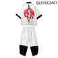 Large Size 5XL 6XL Japanese Kimono Cardigan Pants Set Print Fox Men Women Shirt Tradition Yukata Haori Obi Cosplay Costume