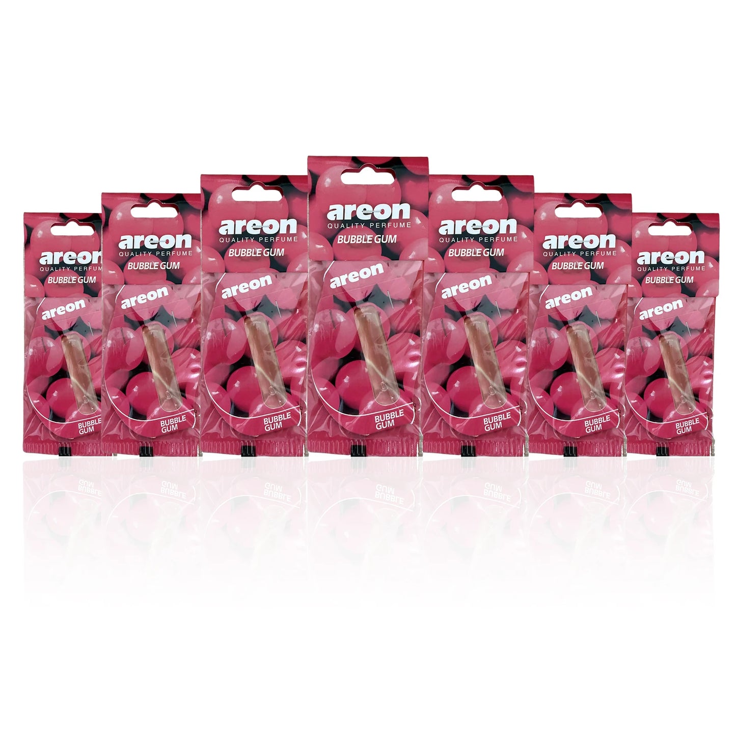 Areon 5/20pcs BUBBLE GUM Scent Car Air Freshener, Natural Tea-Scented Paper, Car-Mounted Hanging Type, Car Interior Accessories