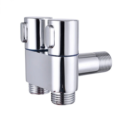 Bathroom Faucet Stainless Steel Washing Machine Water Faucet Double Outlet for Toilet Garden Hose Washing Machine Pet Bathing