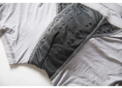2026 Upgraded Men's Magnetic Therapy Boxer Briefs 22 Grade Magnets Acupoint Aligned Health Underwear L 6XL Blood Flow Support
