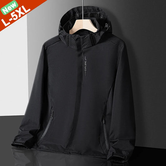 Camping Jacket Coats Men Water & Windproof Windbreaker Jacket Male Hiking Clothing Jacket Man Tops Fishing Wearing Free Shipping