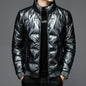 80%  White Duck Down Coat 2024 Trendy Fashion Winter Stand Collar Warm Sport Jacket Men's Thermal Thick Outwear