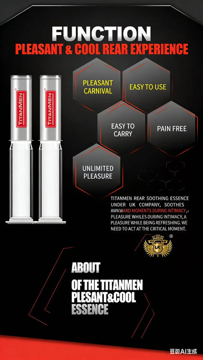Long-Lasting Anal Lube for Men Reduces Discomfort Safe Gentle Intimate Bottom  Lubricant  Adult Play Syringe Application