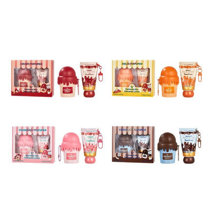 Dubai Arabia Gourmet Eau De Toilette 50ml Cherry Croissant Strawberry Chocolate Scent Cute Delicate Pendant Body Perfume Spray