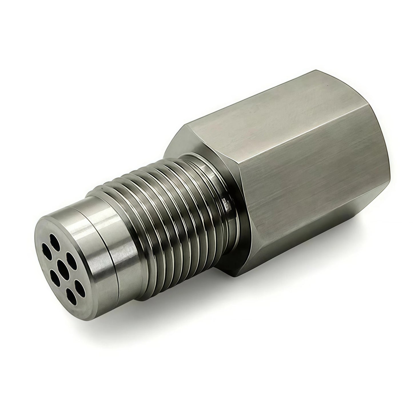 1PCS Oxygen Sensor Adapter Car Inspection Engine Light Fixing Catalytic Network Oxygen Sensor Interval Mini Catalytic Converter