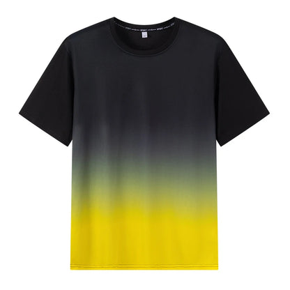 1pc/2pcs Summer Men's Quick Dry T-shirt Shorts Plus Size Short-sleeve Tee Sport Set Casual Shirt Elastic Waist Pant Male Clothes